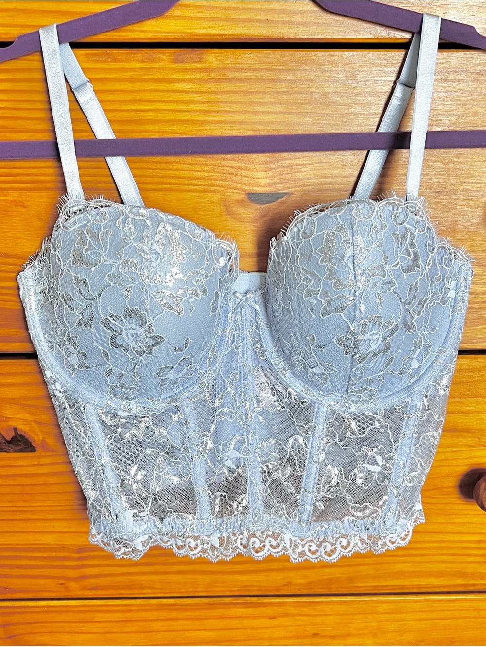 Victoria's Secret Dream Angels Lace Longline Bustier 34DD - Picture 2 of 7